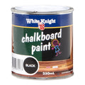 White Knight Chalkboard Paint 250ml Black Brush-On Create a Writable Chalkboard Surface