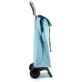 Rolser Jet LN Joy 2 wheel folding trolley - Sky blue - Lightweight aluminium chassis - R-JET001-1057