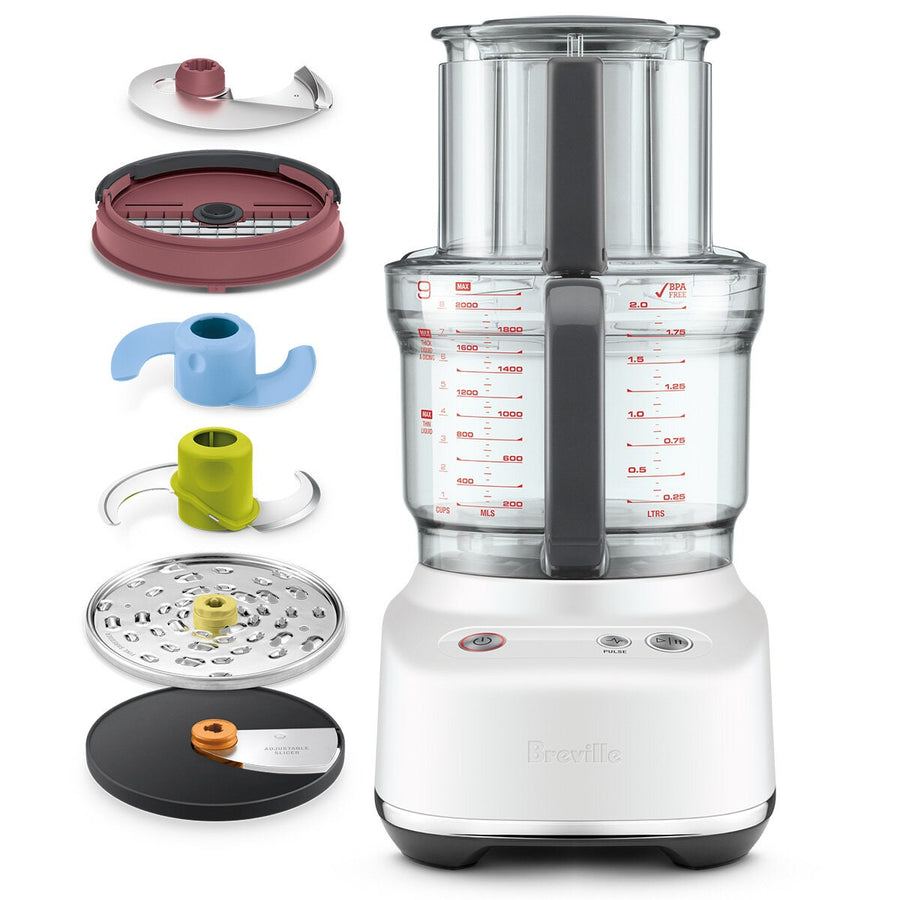 Breville the Paradice 9 food processor - Paradice Kit dicing, 605W, Sea Salt - BFP638SST