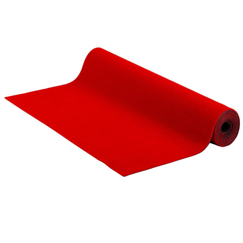 Matpro 1 x 3m Red Event Runner Carpet Polypropylene with PVC Backing