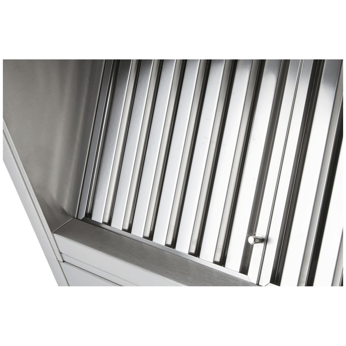Schweigen 1200mm BBQ Canopy Rangehood - 2200m³/h Twin Motors, Stainless Steel, Touch and Remote - DBH1200