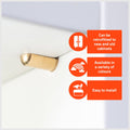 Taskmaster 8mm Brass Metal Pin Shelf Support and Socket 12 Pack - Durable - Easy Installation - SuperSaverAU - view 3