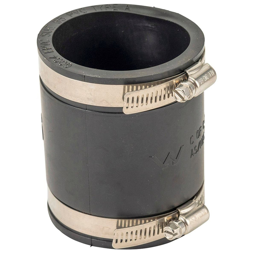 Deks Industries Rubber Joiner - 65mm - EPDM - 2 Clamps - SuperSaverAU - view 1