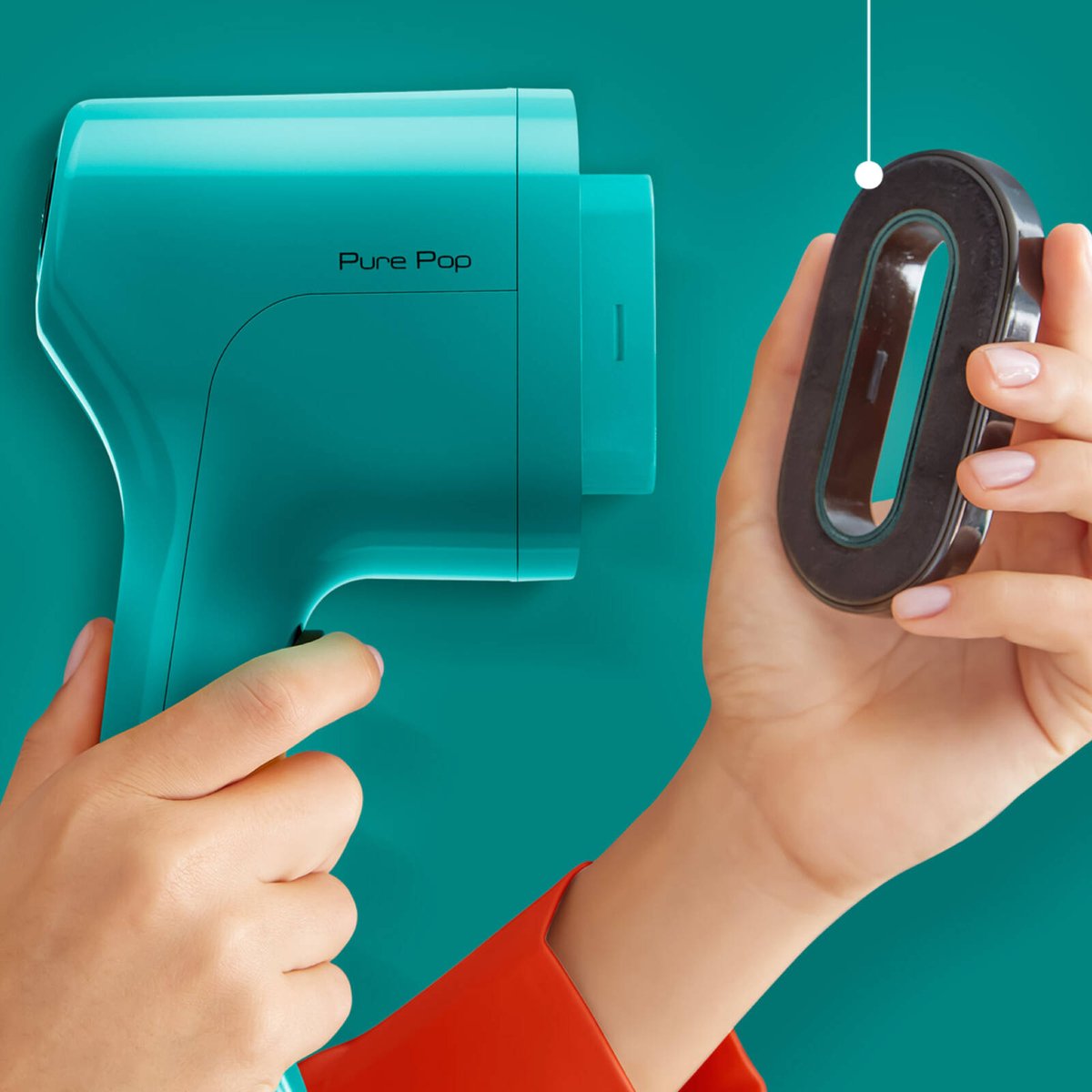 Tefal Pure Pop Handheld Garment Steamer DT2024 - 20 g/min - Teal - Compact