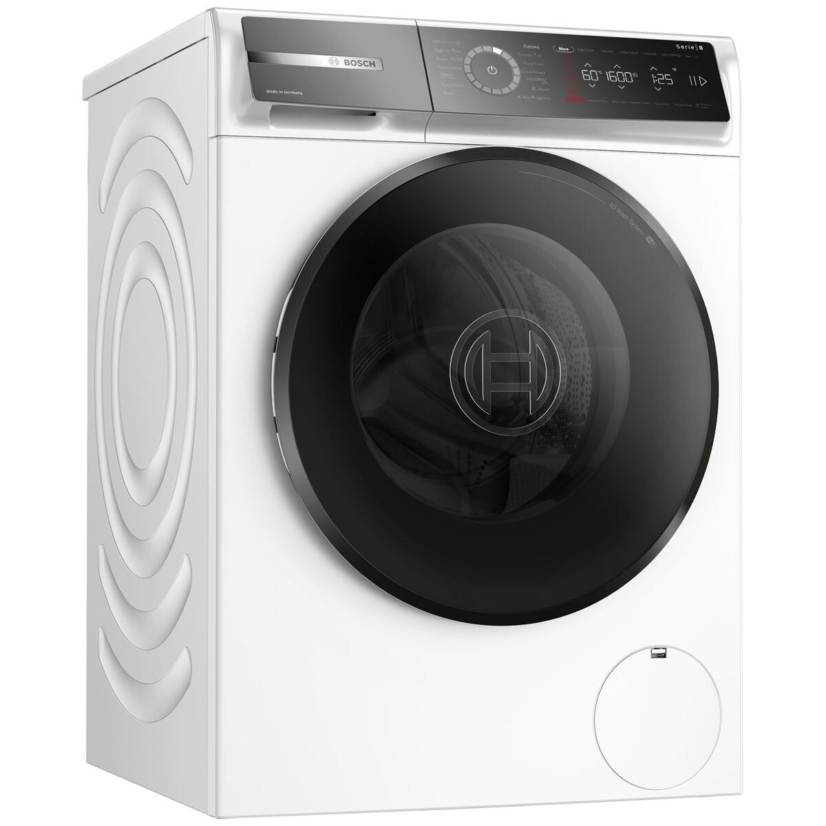 Bosch 10kg Series 8 Front Load Washing Machine - 1600rpm Spin, 5 Star Energy, Home Connect - WGB25601AU
