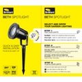 Brilliant 5W Beth LED Spotlight - DIY Garden Light - Adjustable - Black - 97mm x 300mm - SuperSaverAU - view 3
