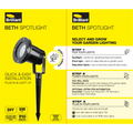 Brilliant Beth 5W 12V Black LED Garden Spotlight 20952/06