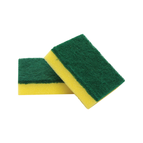 Mr Clean Sponge Scourer 10 Pack, Polyether & Polyester, Green