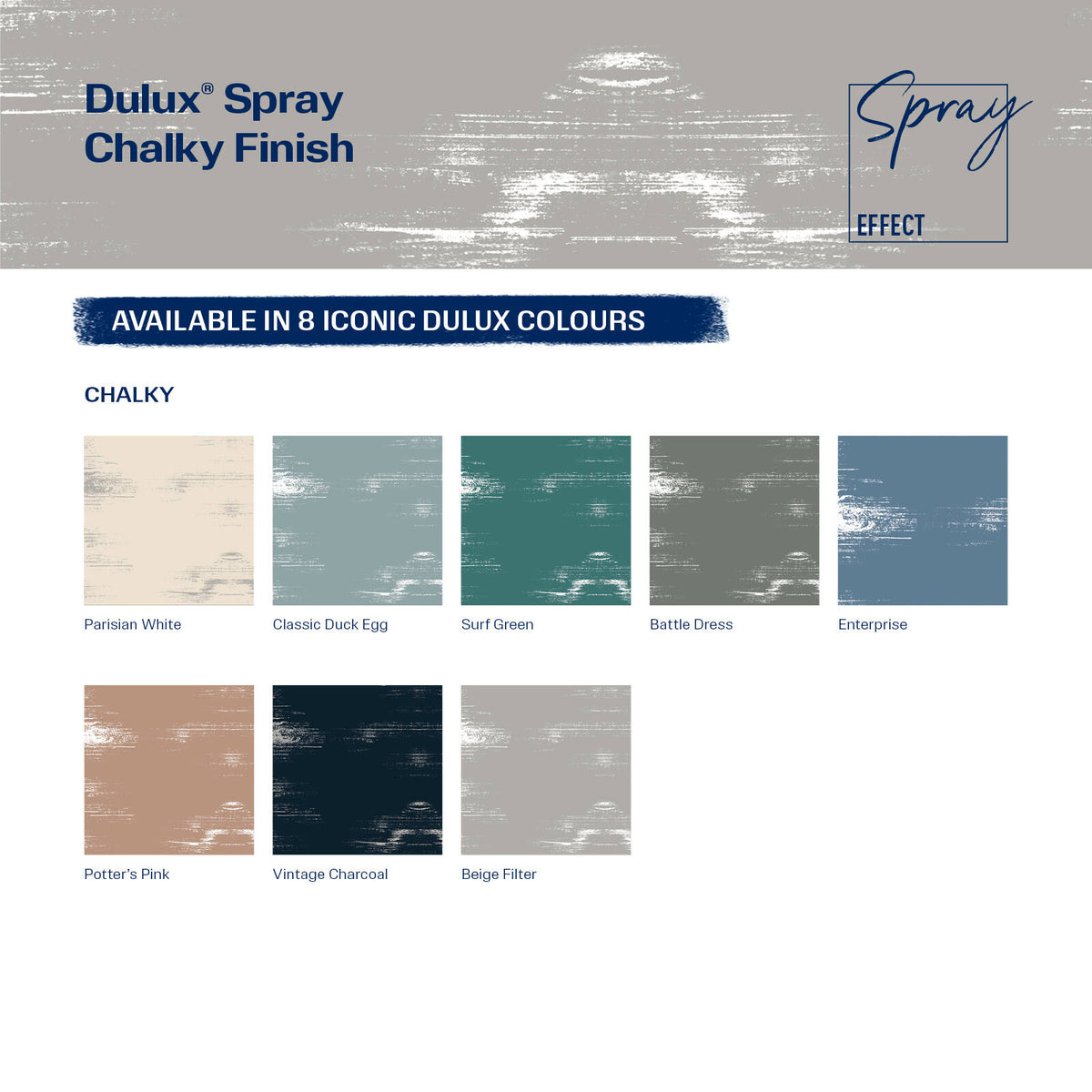 Dulux 340g Beige Filter Chalky Spray Paint