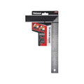 Trojan 250mm Stainless Steel Try and Mitre Square, Dual Calibration