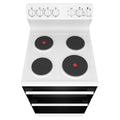 Westinghouse 54cm Electric Freestanding Oven - 80L Fan Forced, Separate Grill, Solid Hotplates - WLE532WC