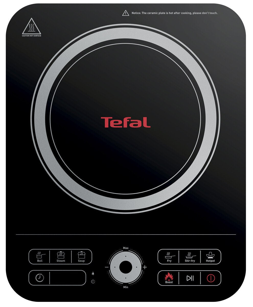 Tefal Express portable induction cooktop - 6 cooking functions, Boost mode, 10 heating levels - IH720860