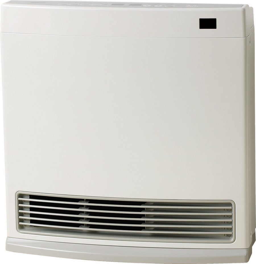 Rinnai Dynamo Natural Gas Heater - Heats up to 59sqm - Off White - Dual Timers - Remote Control - DY15N