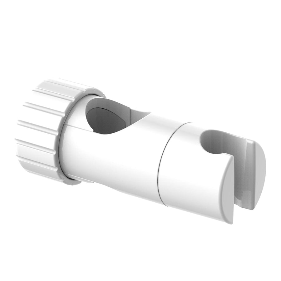 Evekare 32mm White Shower Slider with Rail Attachment for Grab Rail
