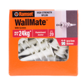 Ramset Nylon Wallmate Plasterboard Anchor with Screws 20 Pack - 75mm x 70mm - Easy Installation - Non-Conductive - SuperSaverAU - view 3