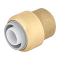 Smartex Pex Cap - 20mm - Lead Free Brass - Push-Fit - WaterMark Certified - SuperSaverAU - view 1