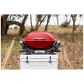 Weber Q2600N+ Portable LPG BBQ - 2 Burners, High Domed Lid, Red Finish - 3400046