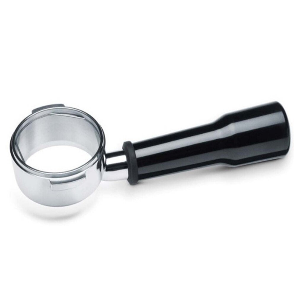 Breville 58mm Naked Portafilter - Bottomless Design - Stainless Steel Head - Black Handle - BES058NPCRO
