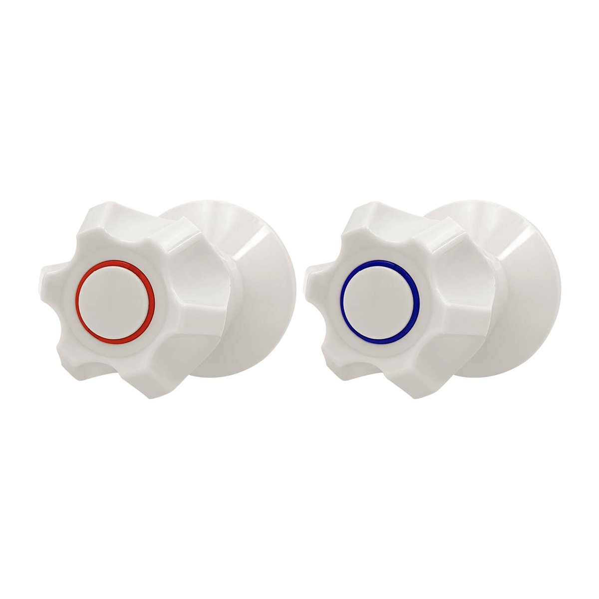 Shaw Mason Ivory Six Point Style Wall Top Assembly Pair - 65mm x 65mm x 108mm - Easy Installation - SuperSaverAU - view 1