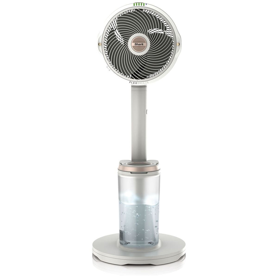 Shark FlexBreeze ProMist Misting Tower Fan - Built-in Water Tank, Oscillation, White - FA302WHANZ