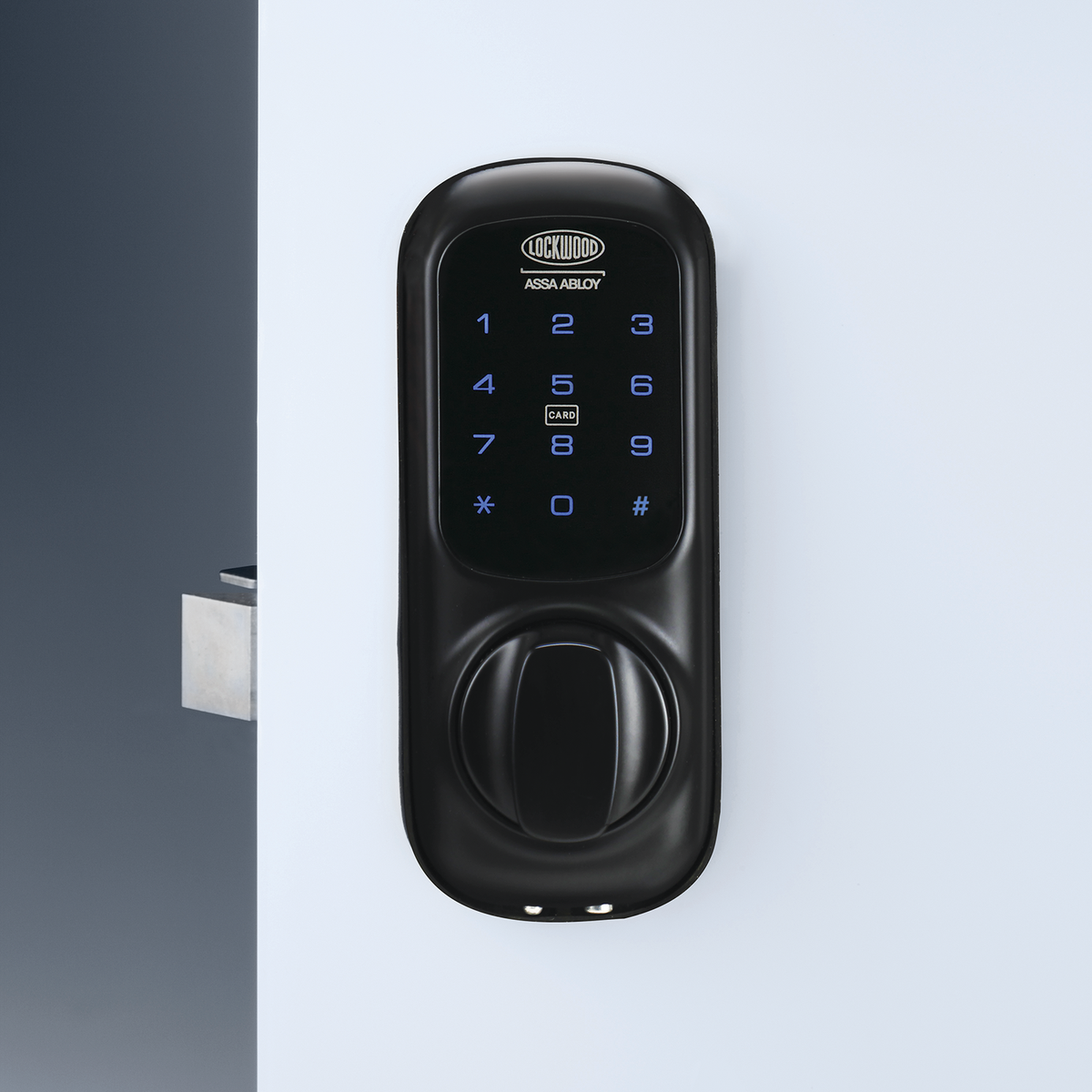 Lockwood 001touch Plus Smart Deadlatch - Matt Black - Auto Unlock - DoorSense™ - SuperSaverAU - view 2