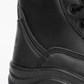 she wear Considers Womens Vegan Safety Work Boots Black Composite Toe Size 6/37