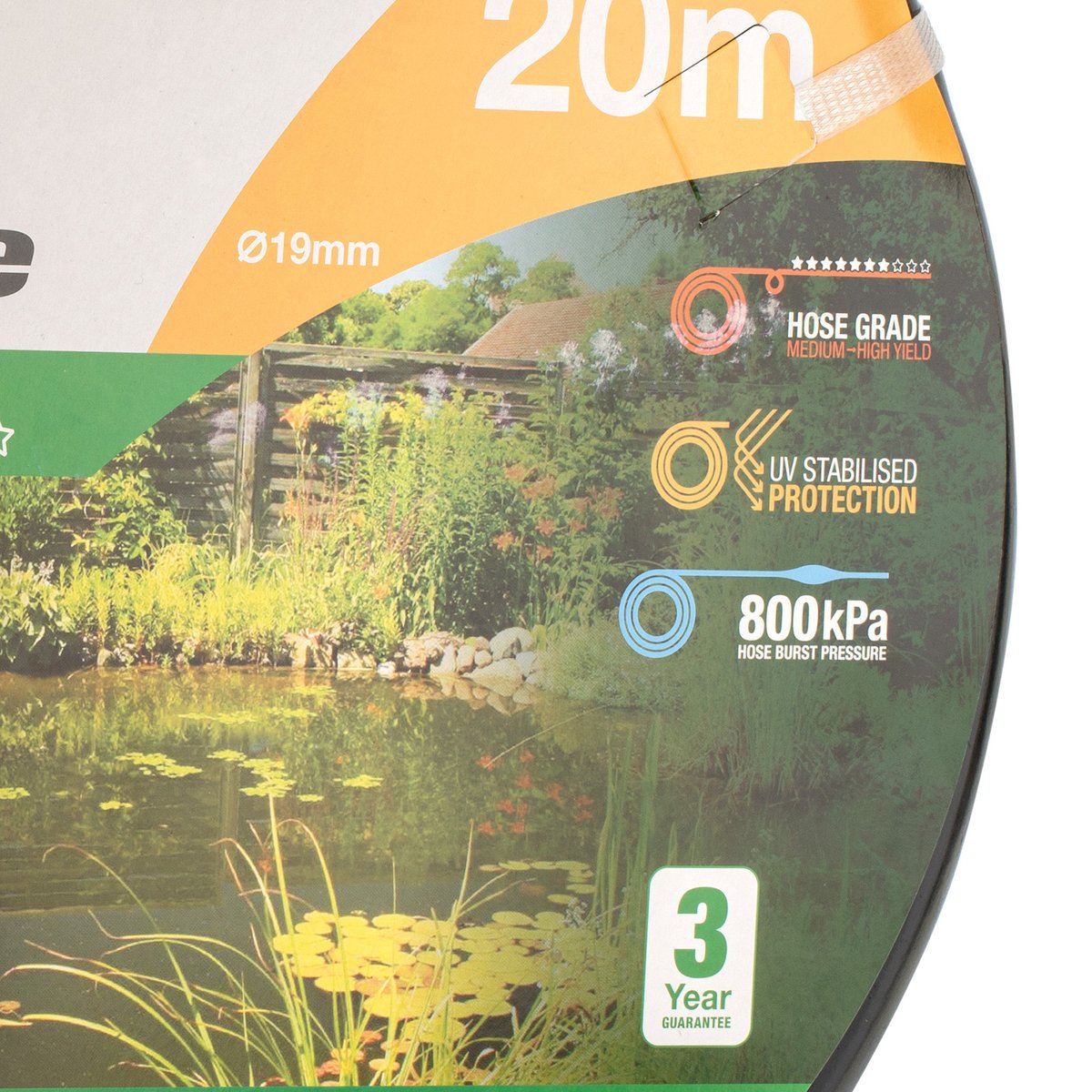 Holman 19mm Flex Tube 20m PVC Reduces Algae Build-Up Black - SuperSaverAU - view 2