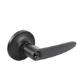 Ikonic Black Matte Norr Entrance Lever Set - 185mm x 188mm x 65mm - Secure Key Lock - SuperSaverAU - view 2