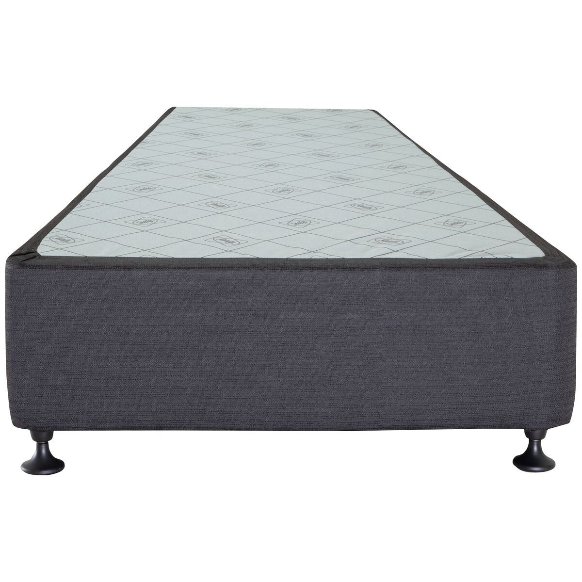 Sealy Posturepedic King Single Bed Base - Black, Timber and Steel Frame, Support Modules - PPB-BLK-KSG