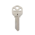 EHI KS1 53mm Silver Blank Key, Nickel Plated Brass
