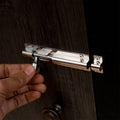 Taskmaster 100mm Chrome Plated Solid Brass Barrel Bolt for Gates and Doors