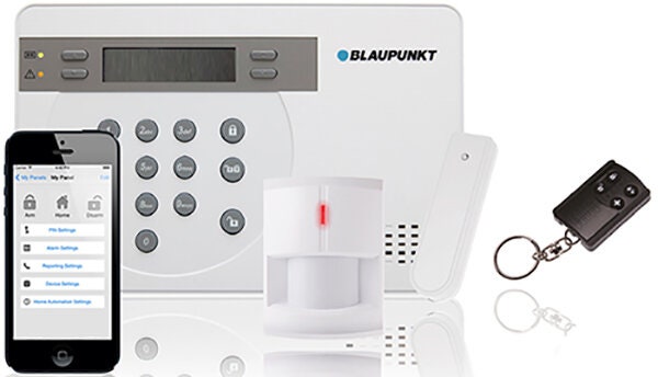 Blaupunkt Home Smart Alarm Kit Bundle - Smartphone Control, DIY Install, White Finish - SA2700KIT