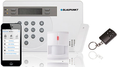 Blaupunkt Home Smart Alarm Kit Bundle - Smartphone Control, DIY Install, White Finish - SA2700KIT