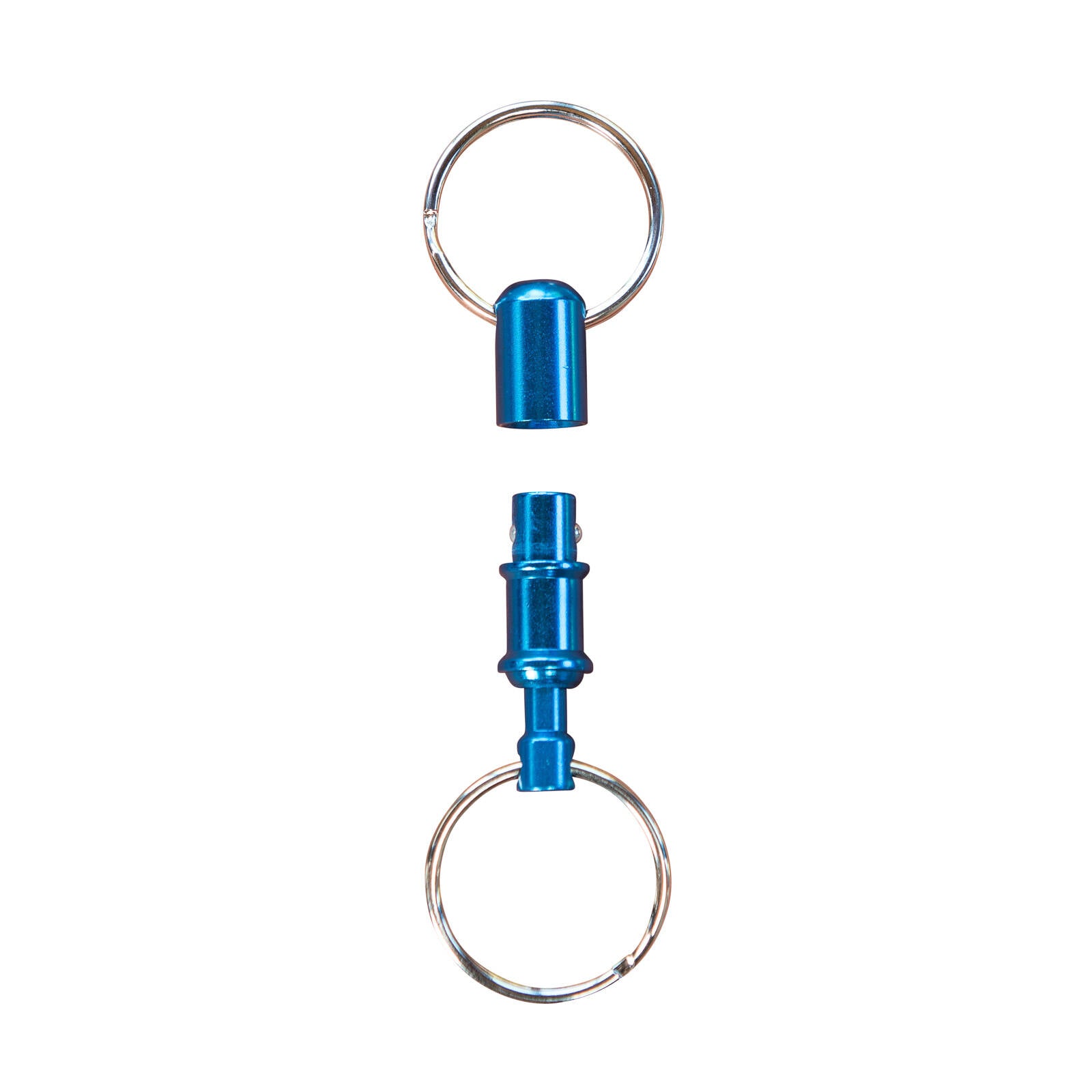 Titanium Aluminium Trigger Release Key Holder with Steel Key Rings