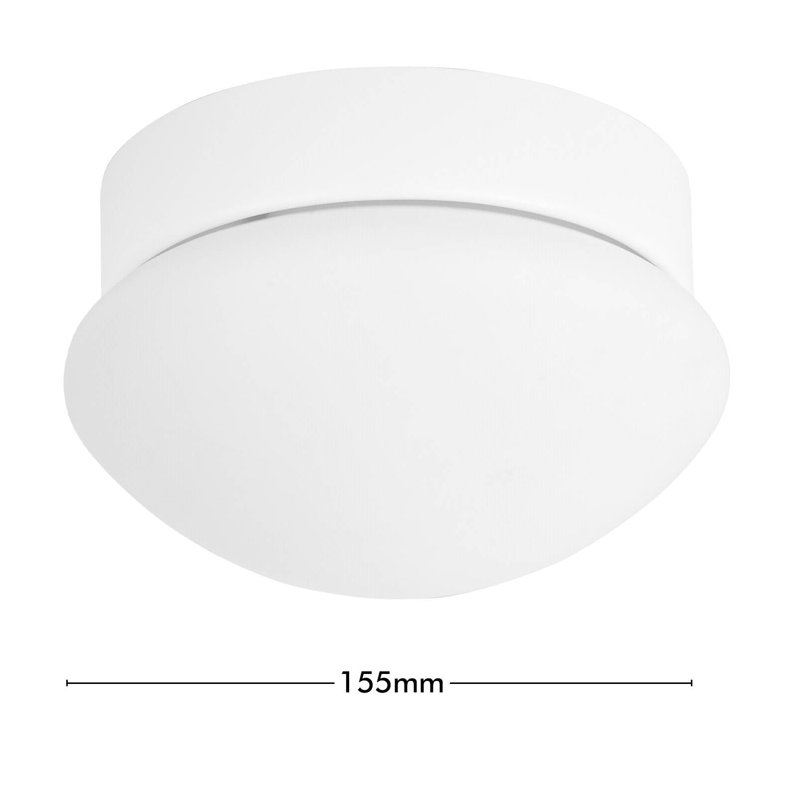 Arlec White Oyster Ceiling Fan Light E27 60W Indoor CSF60O
