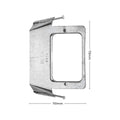 Deta Quick Fit Vertical Stud Mount Bracket - 84mm - Galvanised Steel - Quick Fit - SuperSaverAU - view 3