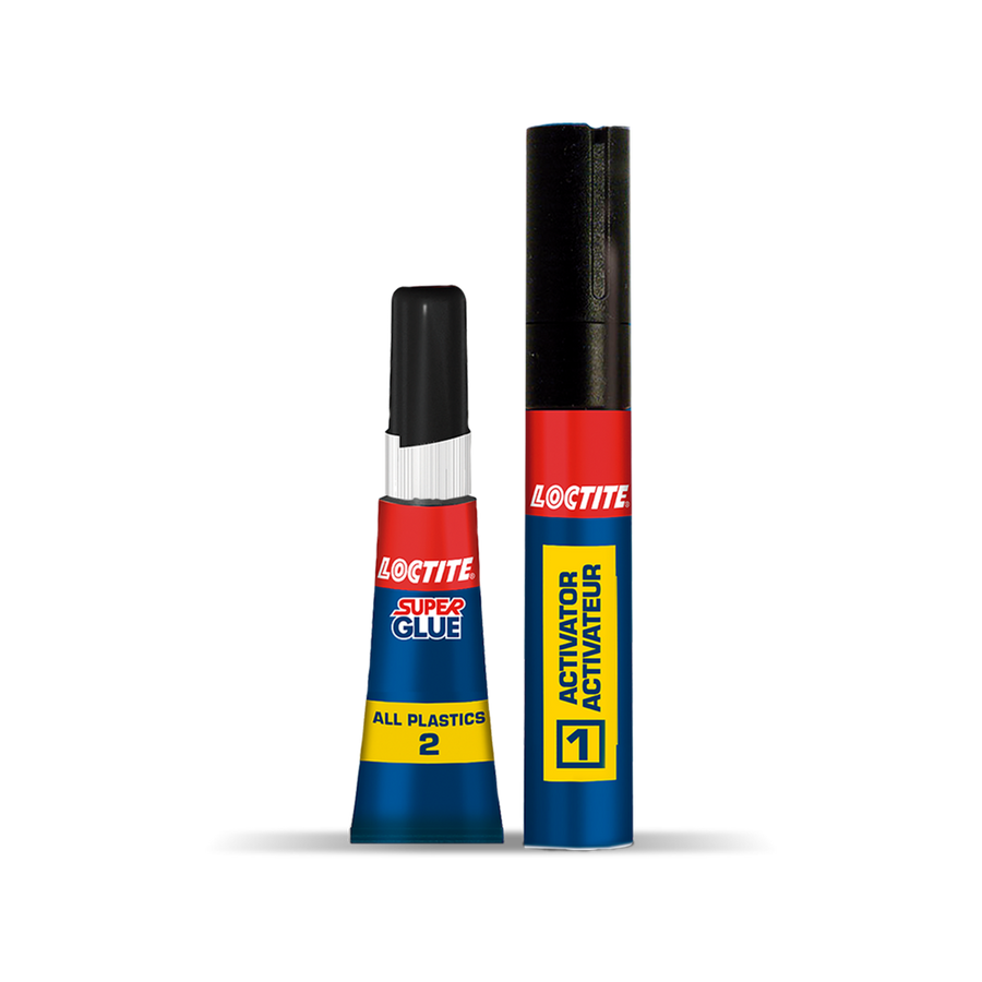 Loctite All Plastic Superglue 2g 4ml Cyanoacrylate Dries Clear - SuperSaverAU - view 1