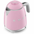 Smeg 50s Retro Style 800mL Mini Electric Kettle - Pink, 1400W, Double Wall - KLF05PKAU