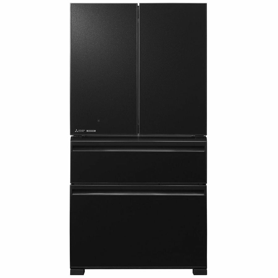 Mitsubishi Electric 564L French Door Fridge - Black Glass Panels, Frost Free - MR-LX564ER-GBK-A