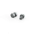 Zenith M10 x 15mm Zinc Plated Hex Head Bolts & Nuts - 2 Pack - Durable Fastening - SuperSaverAU - view 1
