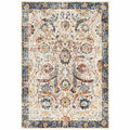 Rug Culture Evoke Extra Large Ivory Rug - Power Loomed Polypropylene, Persian Style - EVO255IVO400X300