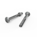 Zenith Hot Dip Galvanised Cup Head Bolts & Nuts M12 x 120mm 12 Pack - SuperSaverAU - view 2