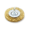 Craftright 5 Piece Wire Brush Set, Brass & Steel, Cup & Wheel Brushes