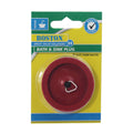 Boston 50mm Red Bath and Sink Plug