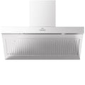 ILVE 100cm wall mounted canopy rangehood - stainless steel, 4 speeds, touch and remote control - AGQ100SS