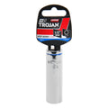 Trojan 17mm Deep Socket - 1/2" Drive - Chrome Vanadium - Durable - 12-Point - SuperSaverAU - view 2