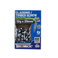 Bremick Hex Cladding Screw 12g x 25mm - 100 Pack - Corrosion Resistant - SuperSaverAU - view 2