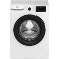 Beko 8kg Front Load Washing Machine - White, SteamCure Hygiene+, EnergySpin, ColdWash, Drum Clean - BFLB8010W