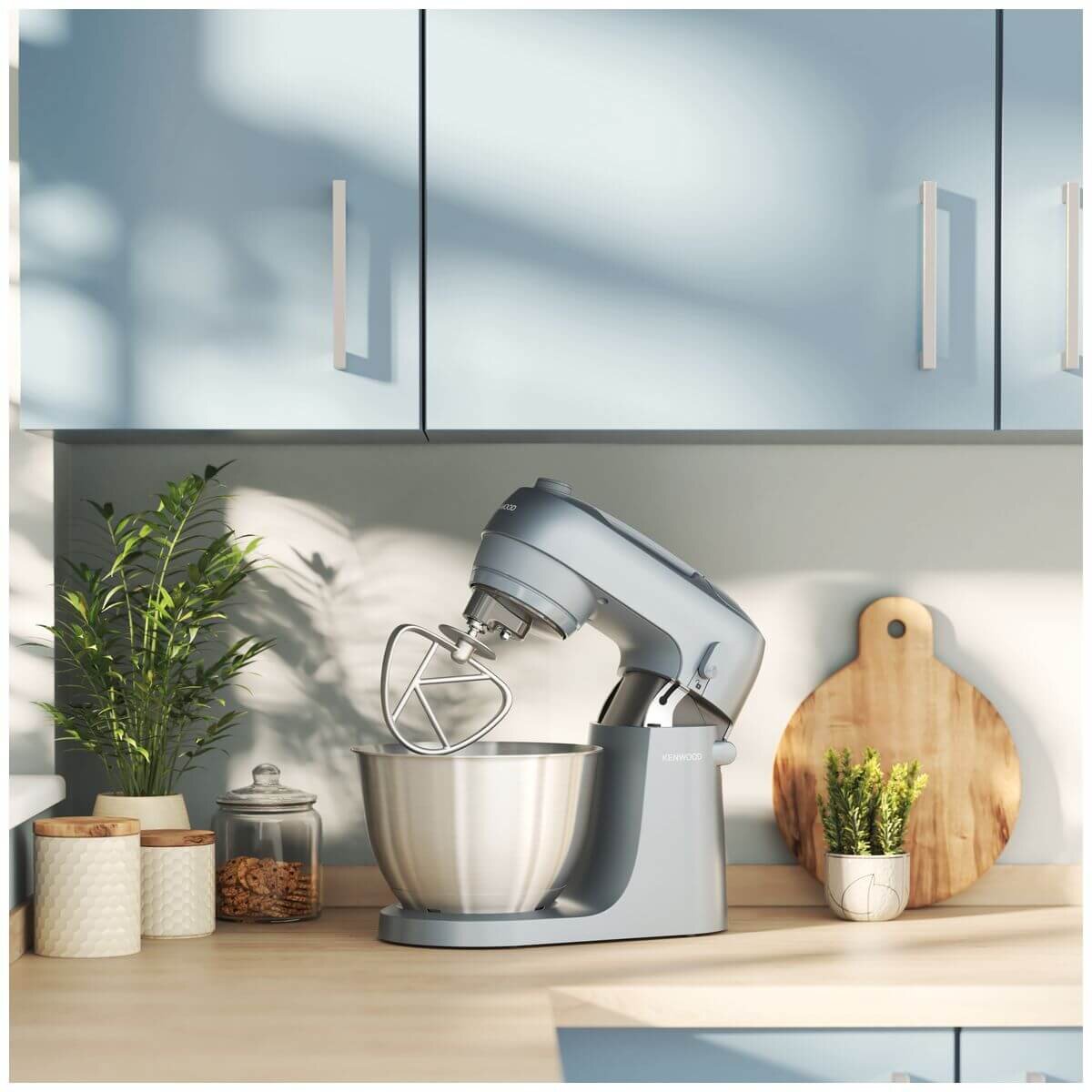 Kenwood Go stand mixer 4L - Storm Blue, 800W, six speeds, rotating splashguard - KZM35000GY