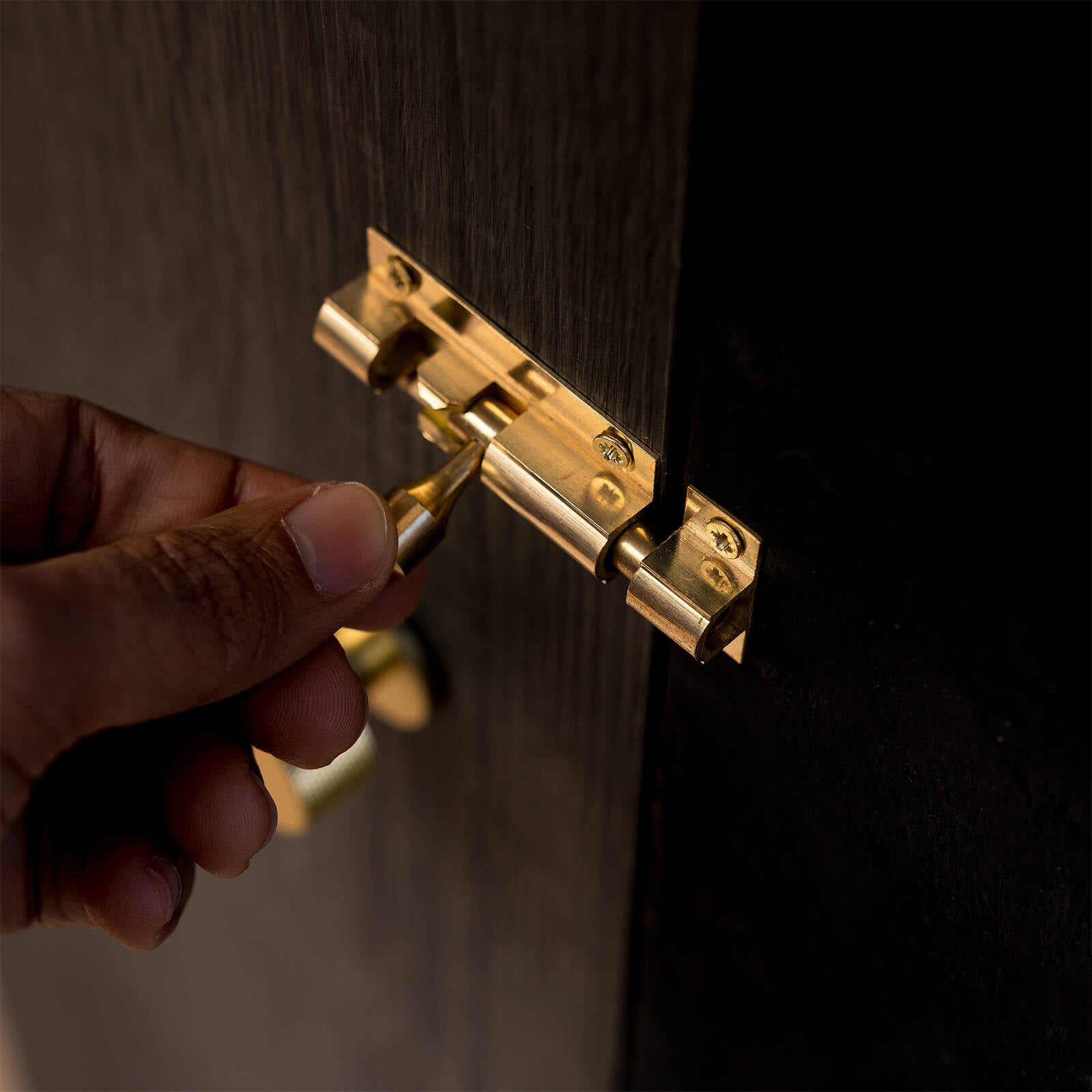 Taskmaster 50mm Polished Brass Barrel Bolt